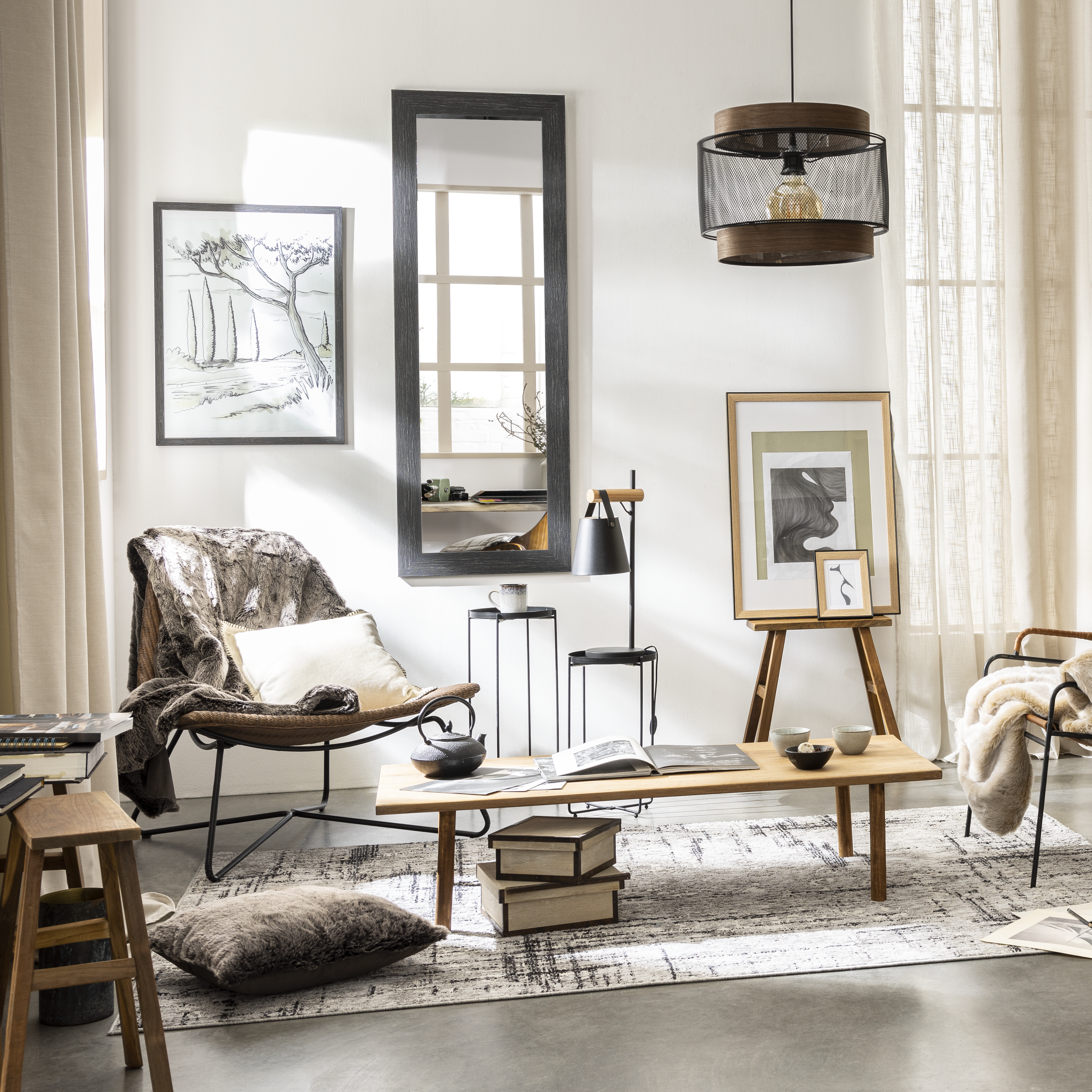 Cuscino INSPIRE Nathalie moka 3 marrone 45 x 45 cm - 7