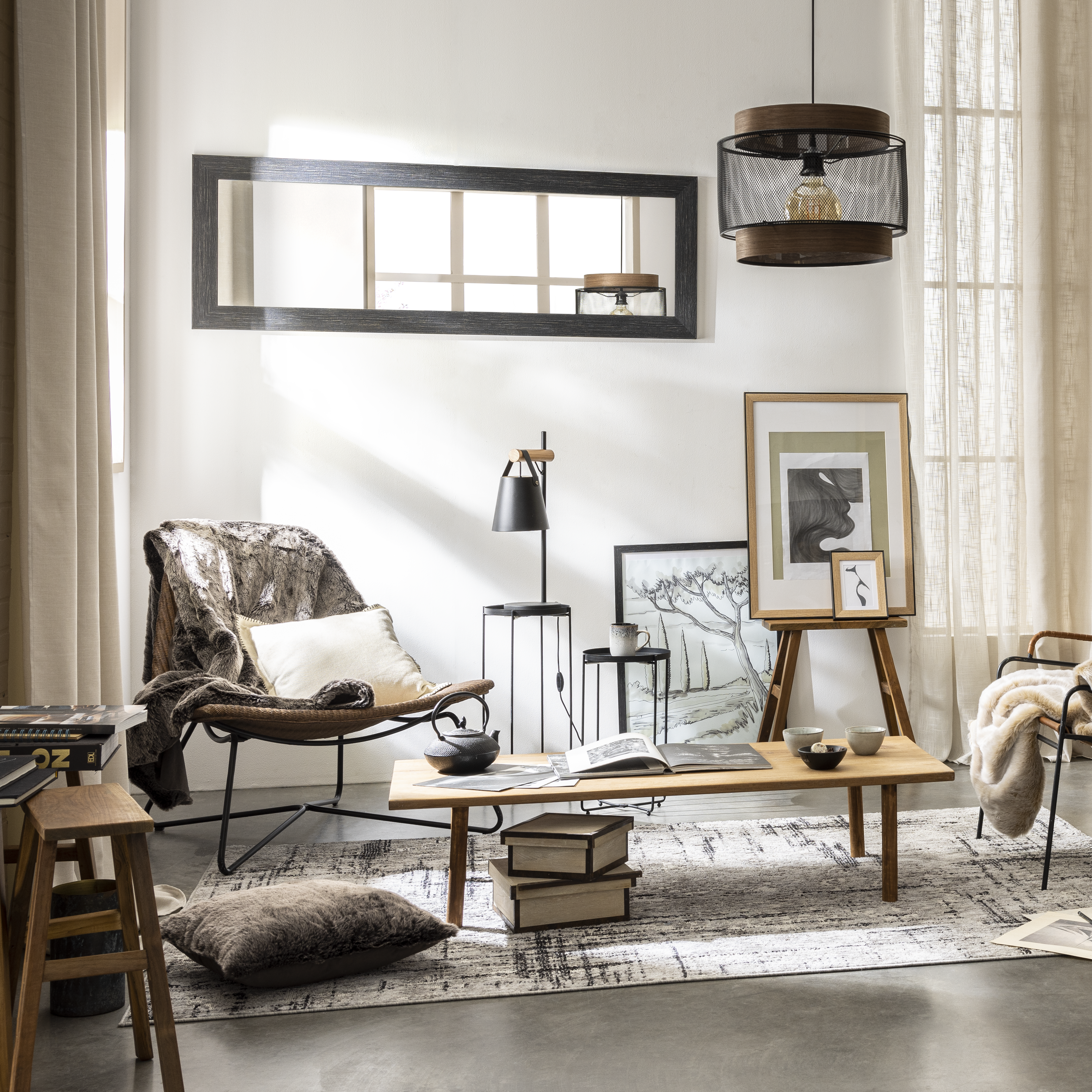 Cuscino INSPIRE Nathalie moka 3 marrone 45 x 45 cm - 6