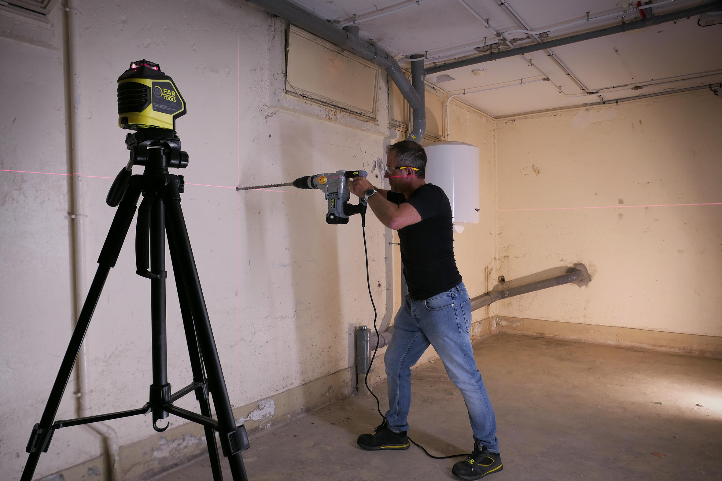 Marteau perforateur filaire FARTOOLS 115390, 1600 W - 3