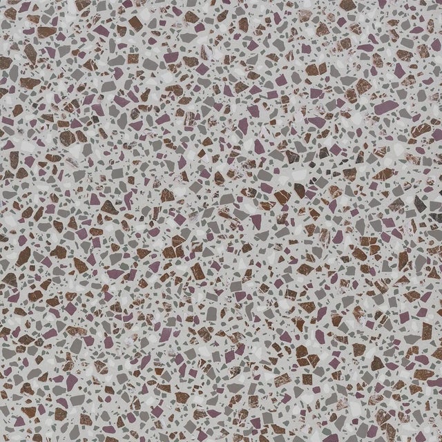 Piastrella da pavimento interno in gres porcellanato 60 x 60 cm rettificato smaltato multicolore opaco D_LASH DEEP PINK R9 traffico intenso (pei 4/5) Sp. 10 mm 1.08 mq