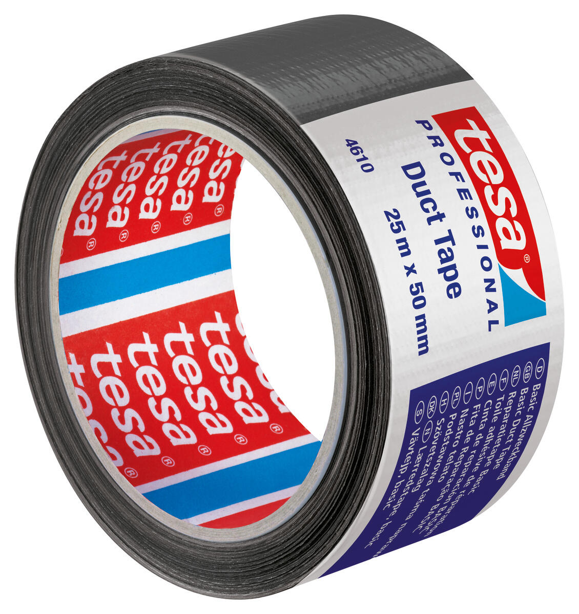 Cinta de reparación TESA 25mx50mm negra - 2