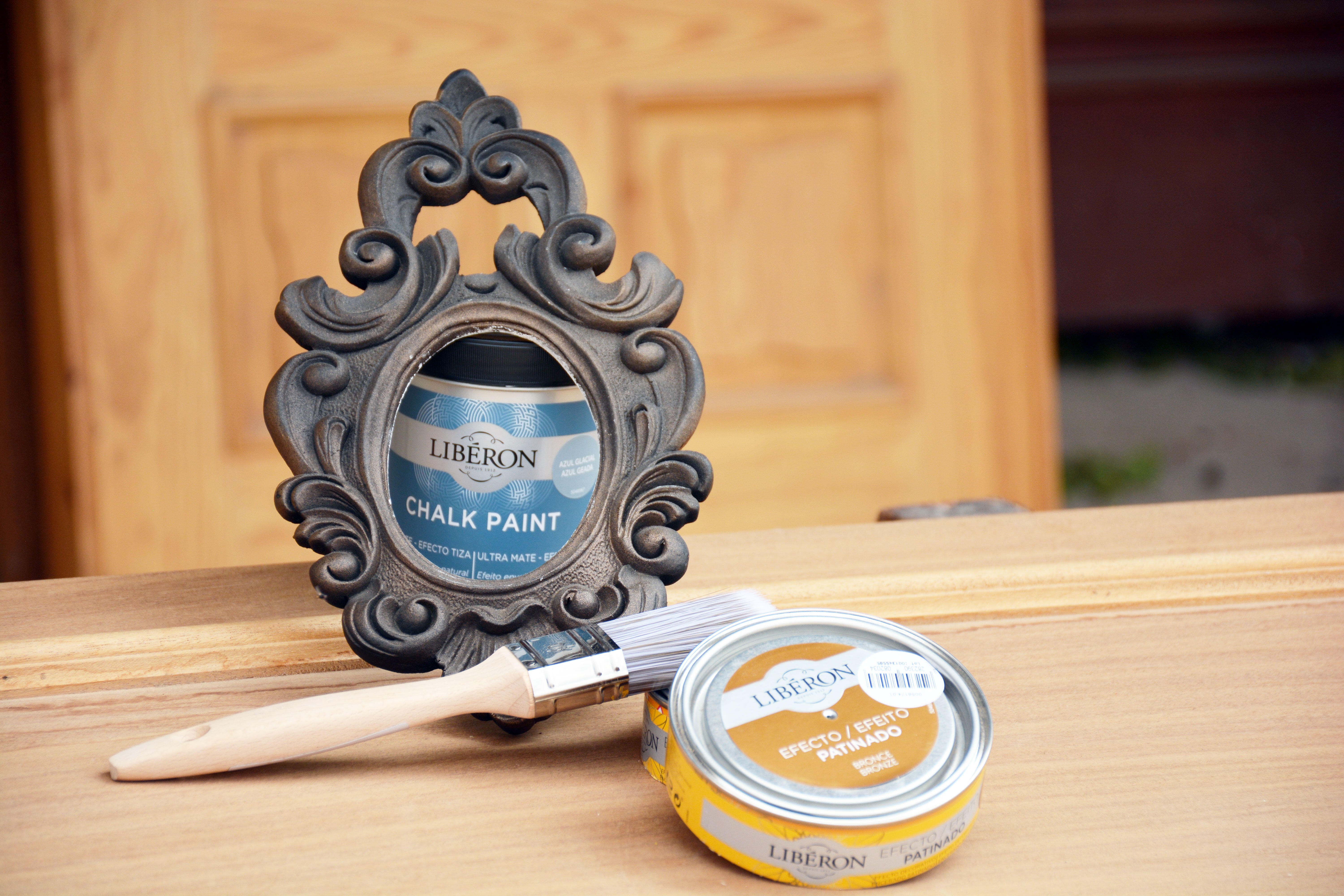 Pintura Chalk Paint LIBERON 500ml azul glacial - 5