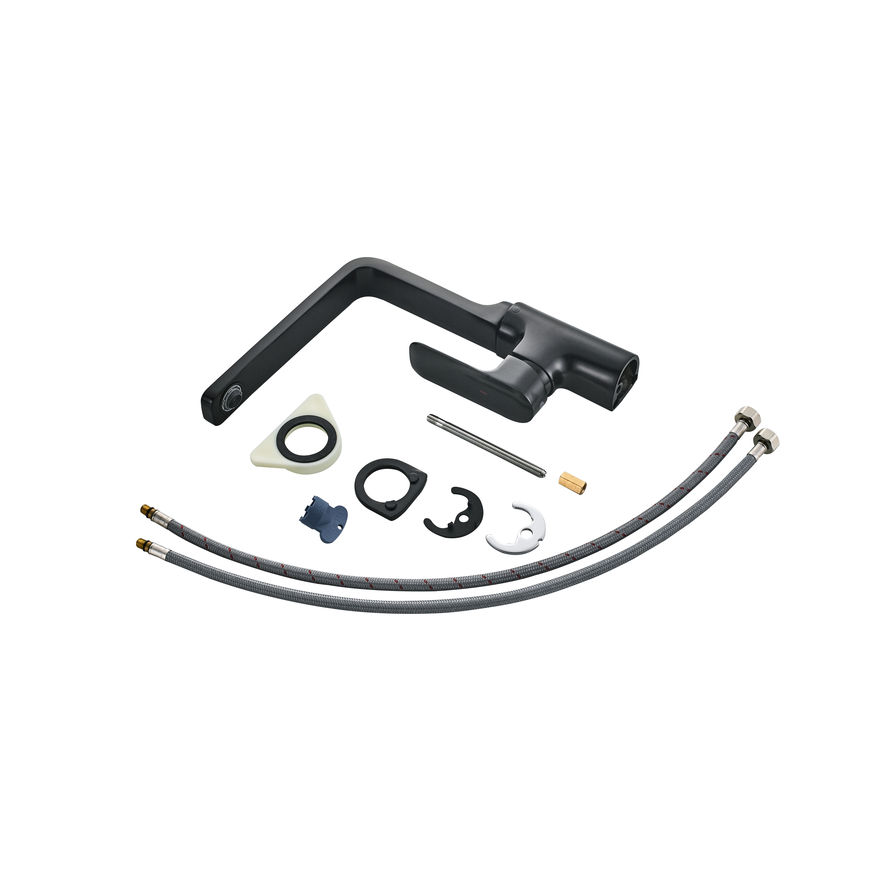 Bateria kuchenna Deli Remix Czarna wylewka L 28,1 cm Delinia