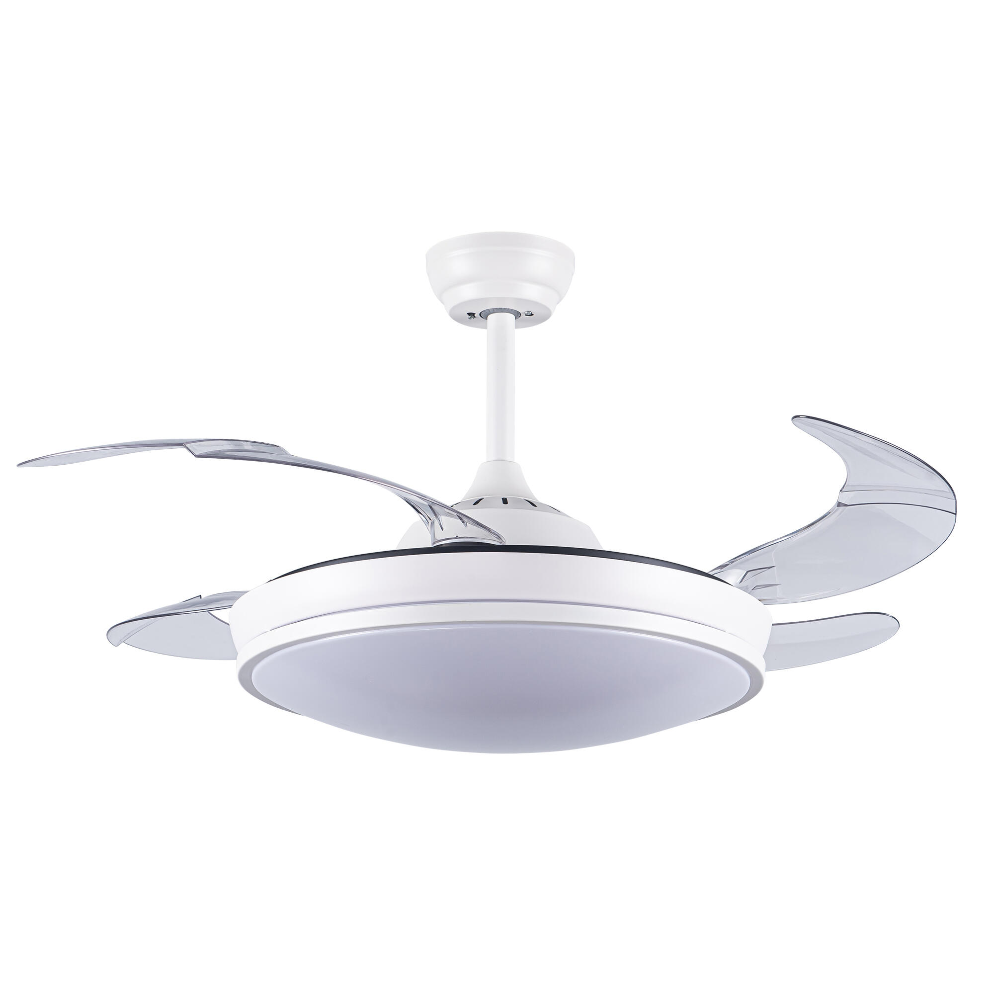 Ventilador de techo con luz motor dc tosh blanco