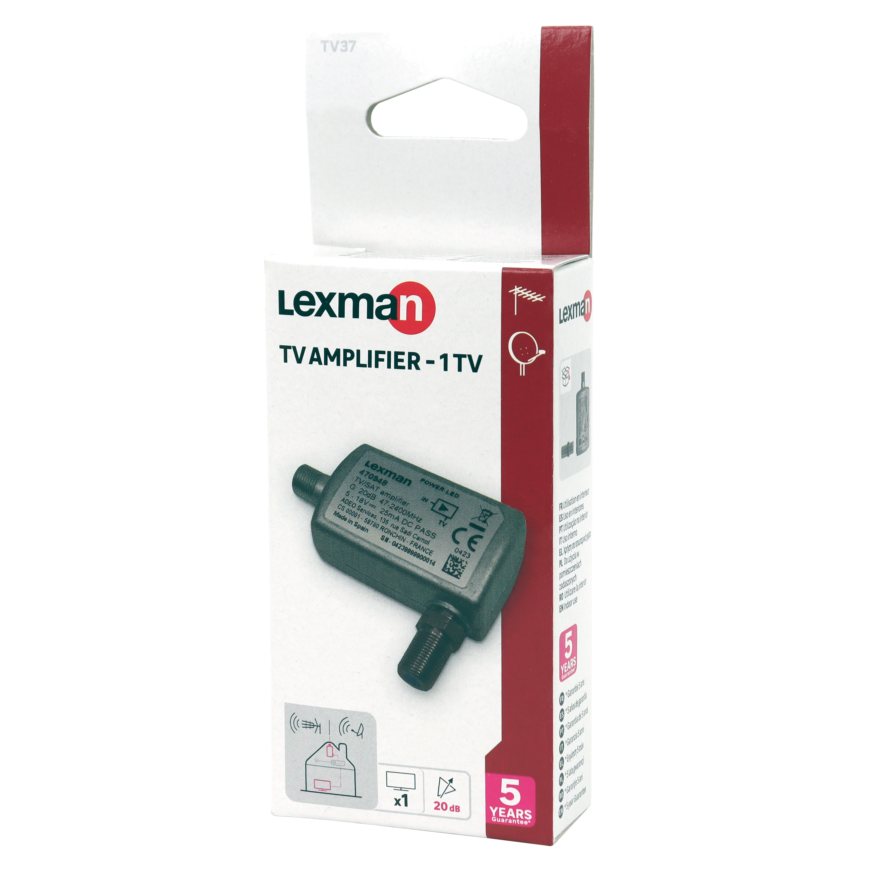 Amplificatore segnale tv LEXMAN 1  uscita - 5