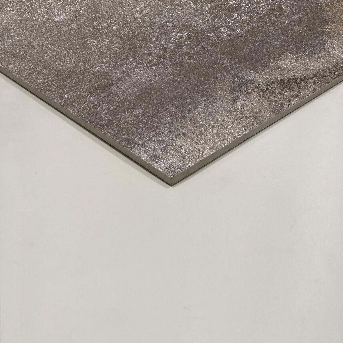 Piastrella da pavimento e rivestimento interno 60 x 60 cm Sp. 9.5 mm rettificato Habita in gres porcellanato bronzo opaco traffico intenso (pei 4/5) R9 1.44 mq - 4