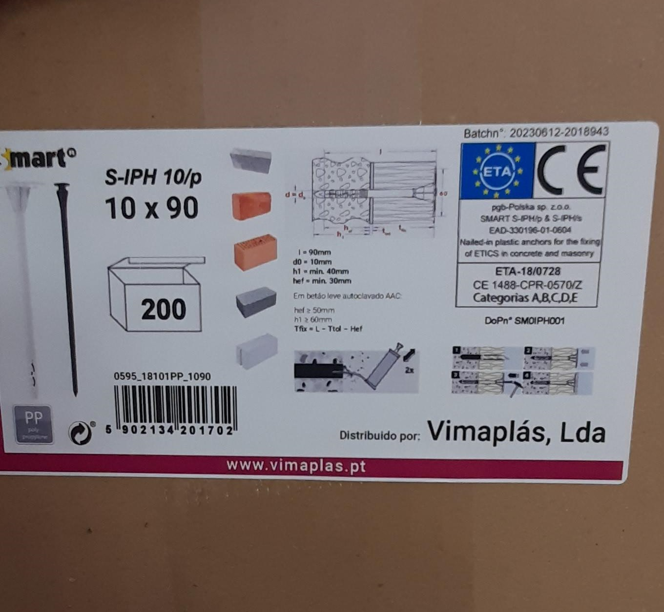 Bucha para Etics 90mm 200 unidades - 3