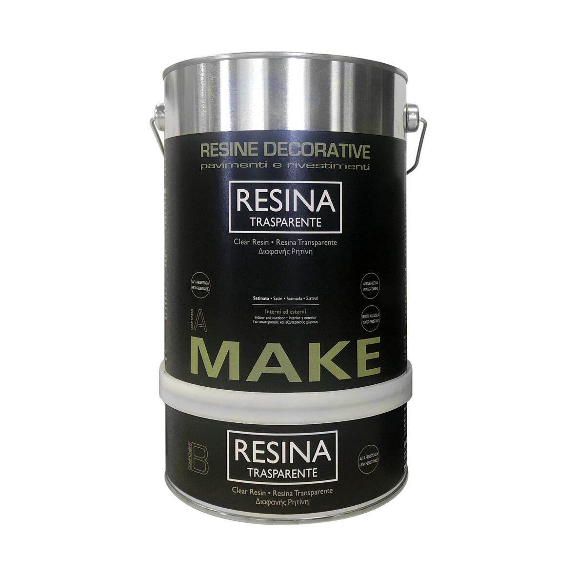 Leroy Merlin Resina acrilico 2 L Trasparente satinato