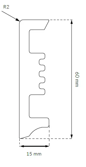 Rodapé PVC Arbiton - 3
