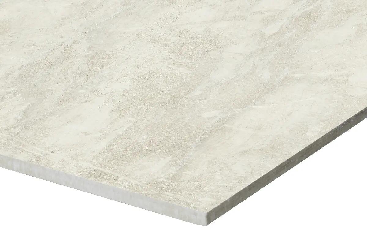 Piastrella da pavimento e rivestimento interno ed esterno 60 x 120 cm Sp. 9.2 mm rettificato Path Silk in gres porcellanato bianco opaco traffico molto intenso (pei 5/5) R10 1.44 mq - 4