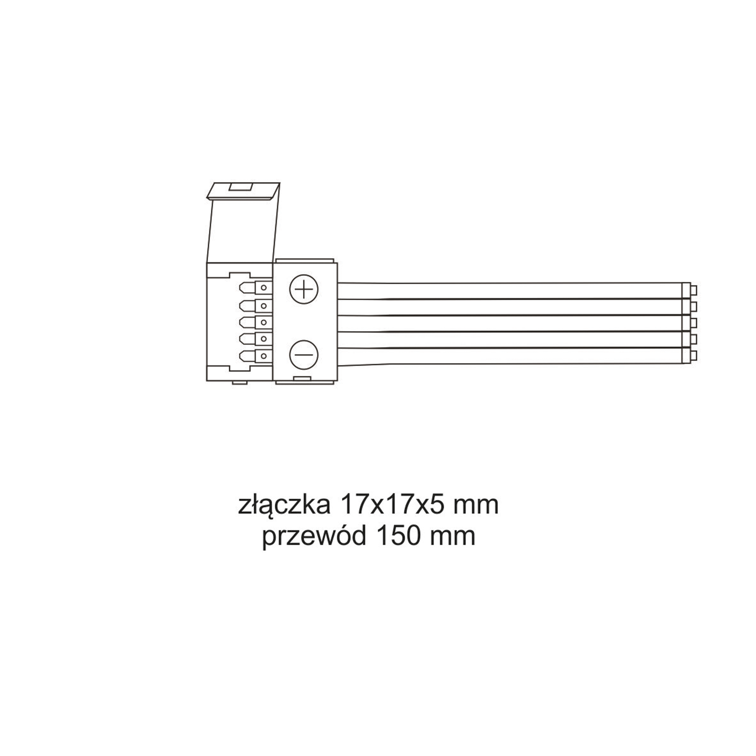 Złączka do taśm LED RGBW 12mm Goldlux - 2