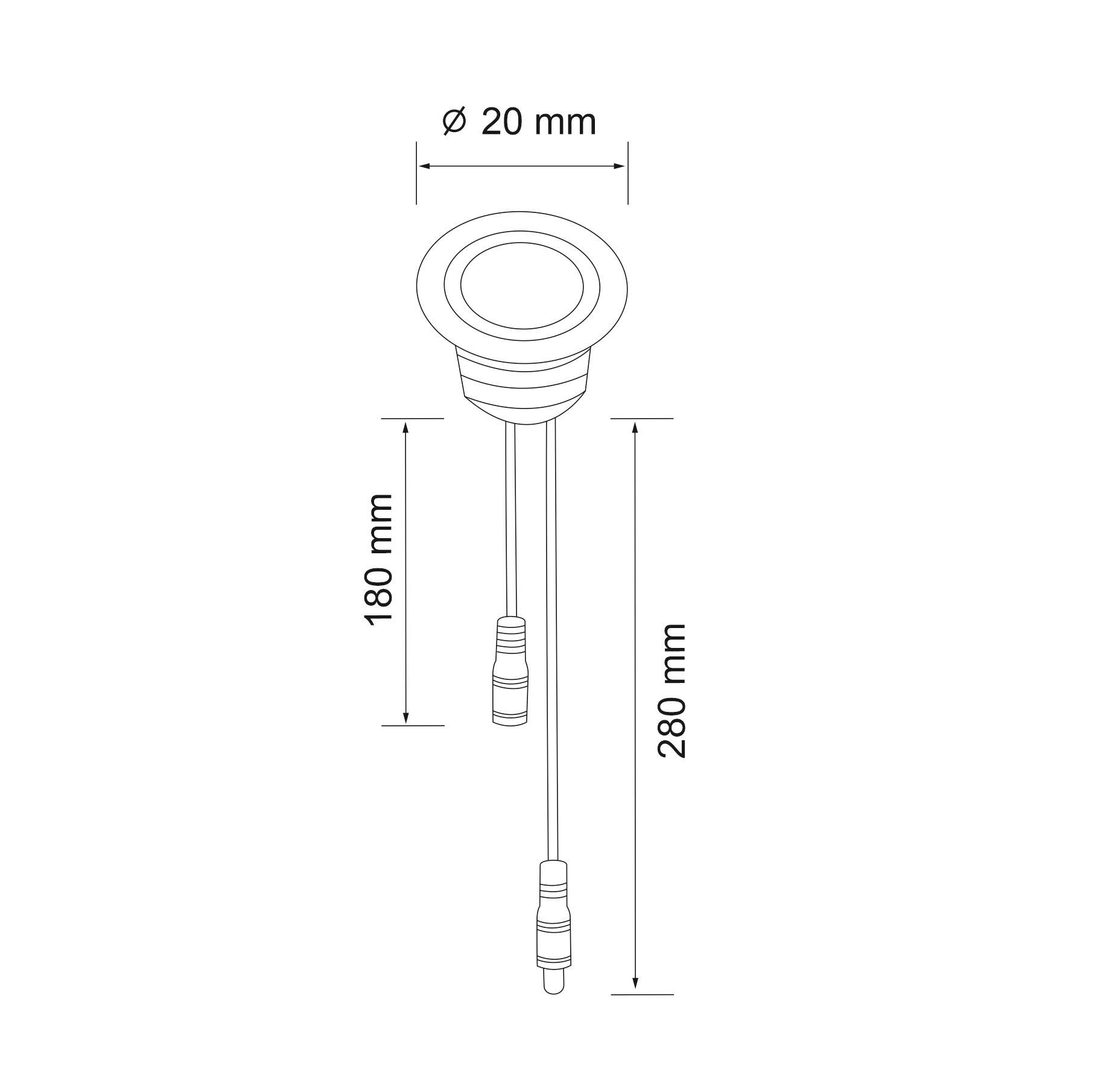 Włącznik dotykowy mini 12-24 V IP20 Goldlux - 2