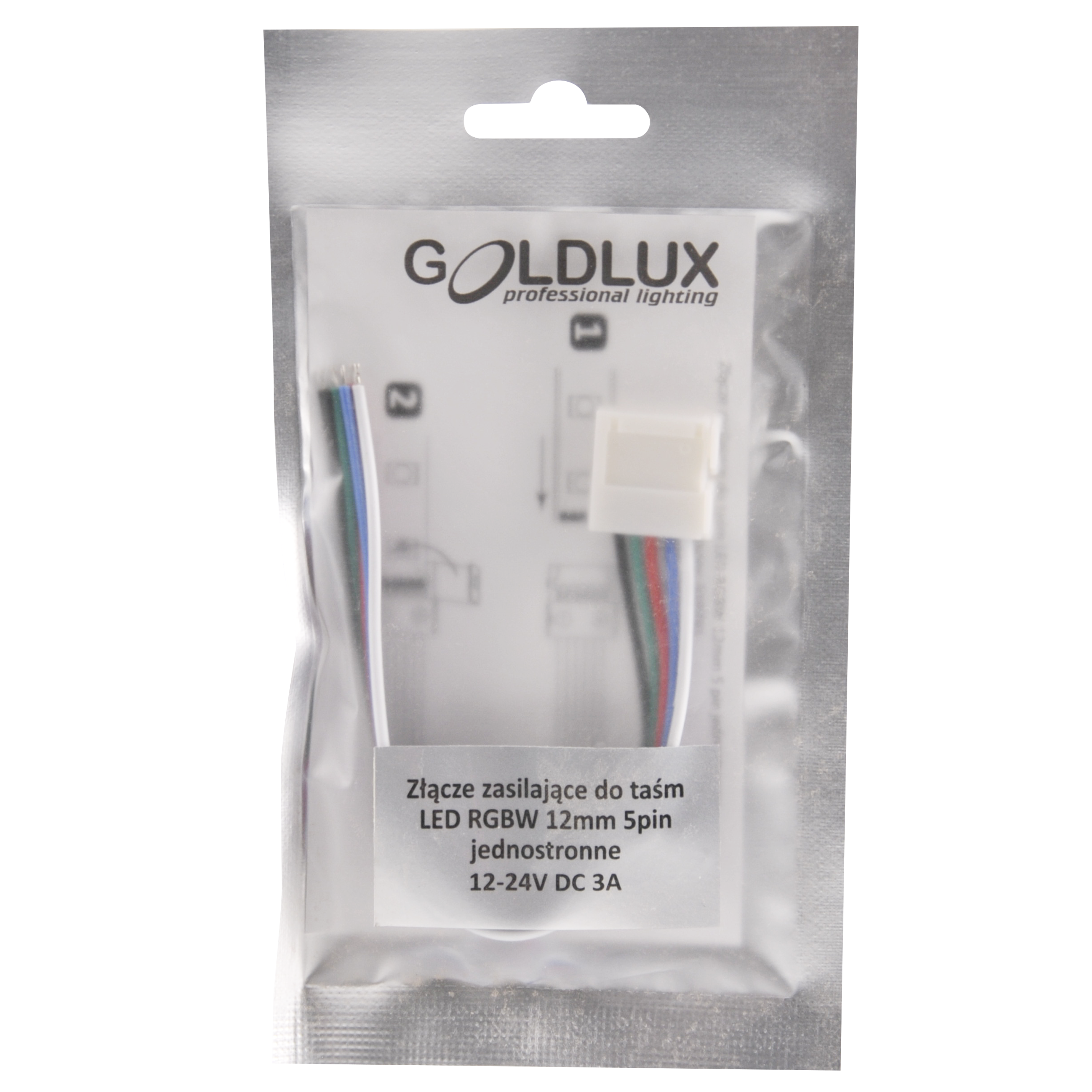 Złączka do taśm LED RGBW 12mm Goldlux - 6