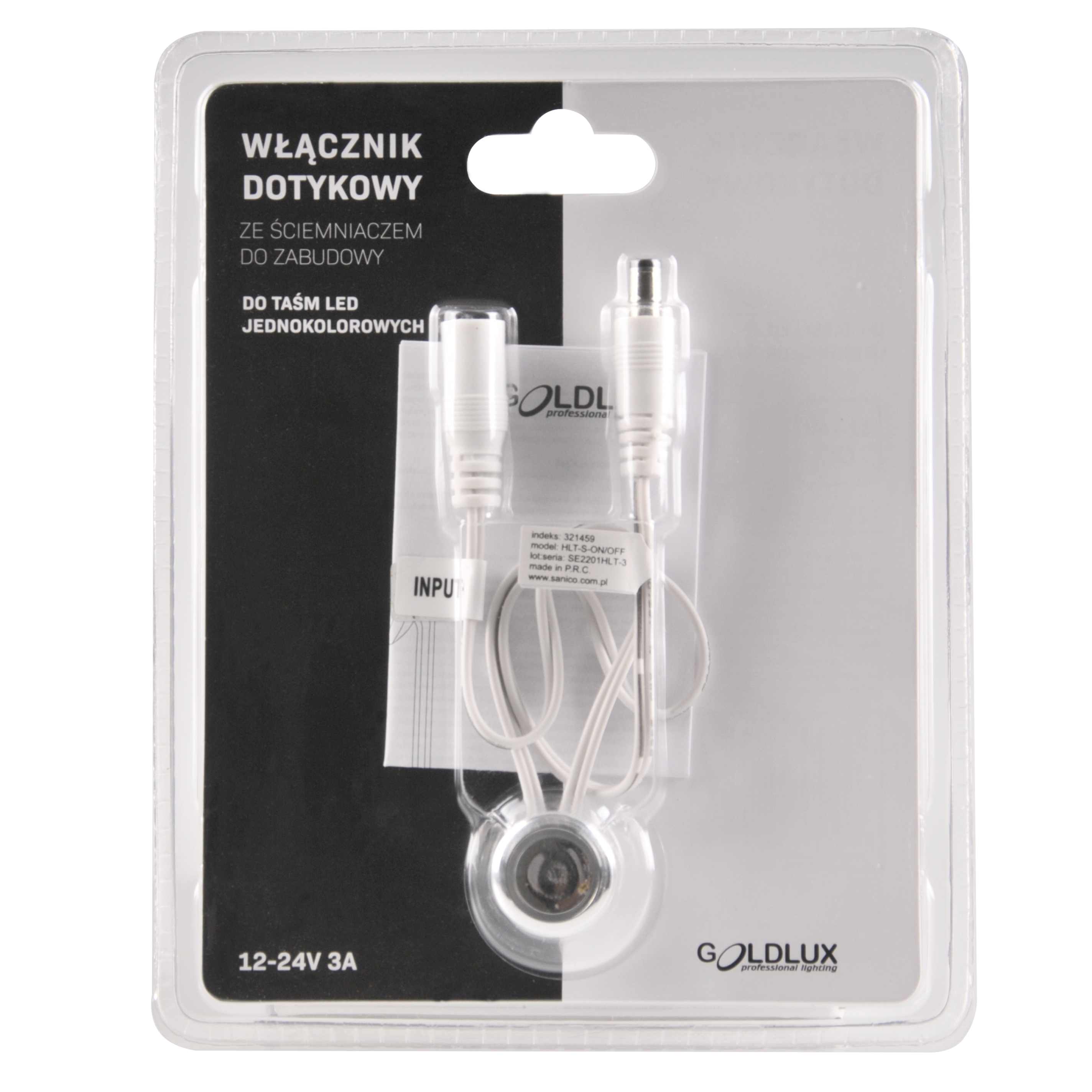 Włącznik dotykowy mini 12-24 V IP20 Goldlux - 3