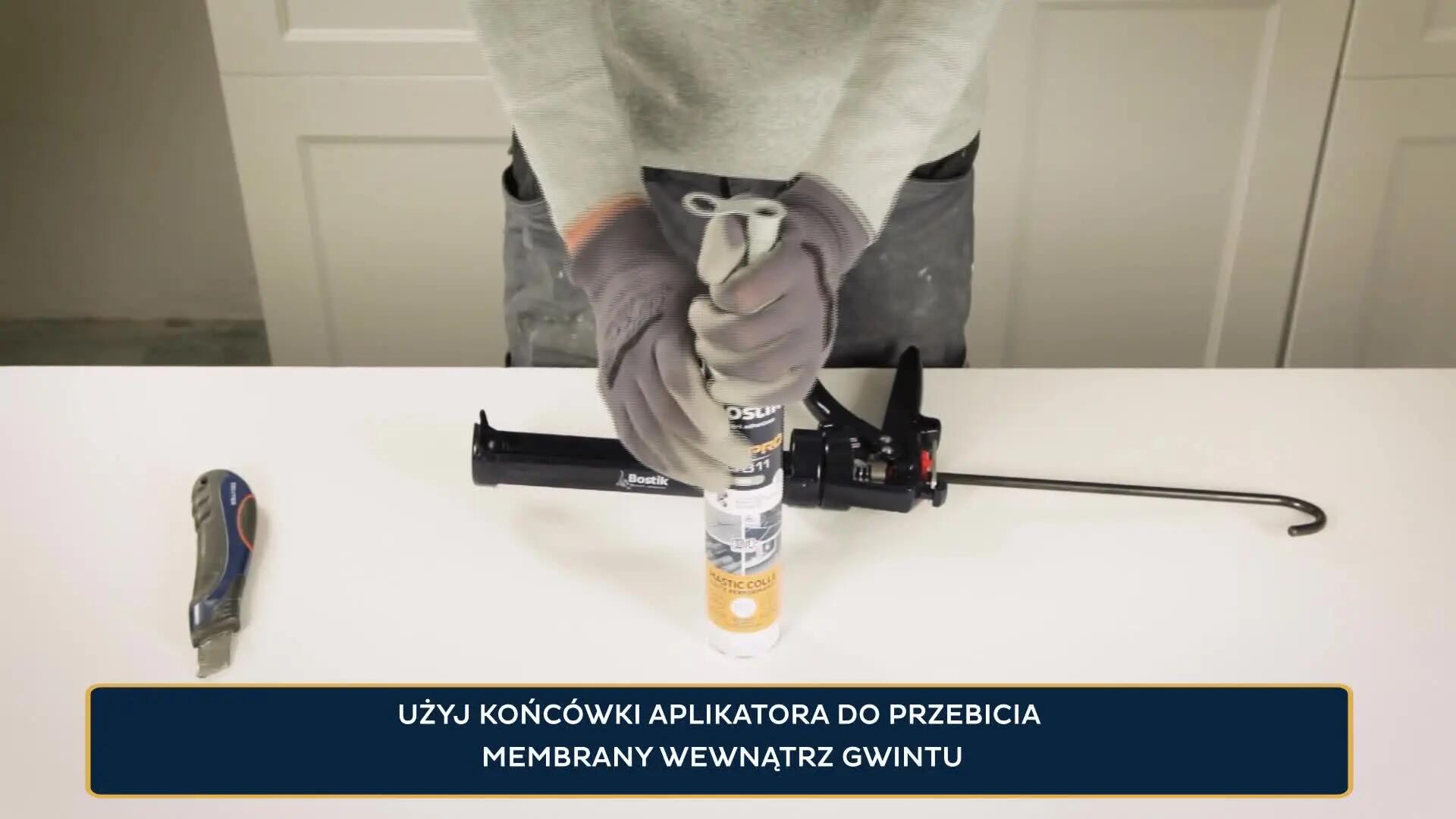Klej montażowy uszczelniacz Flexpro PU811 300 ml czarny Bostik - 2