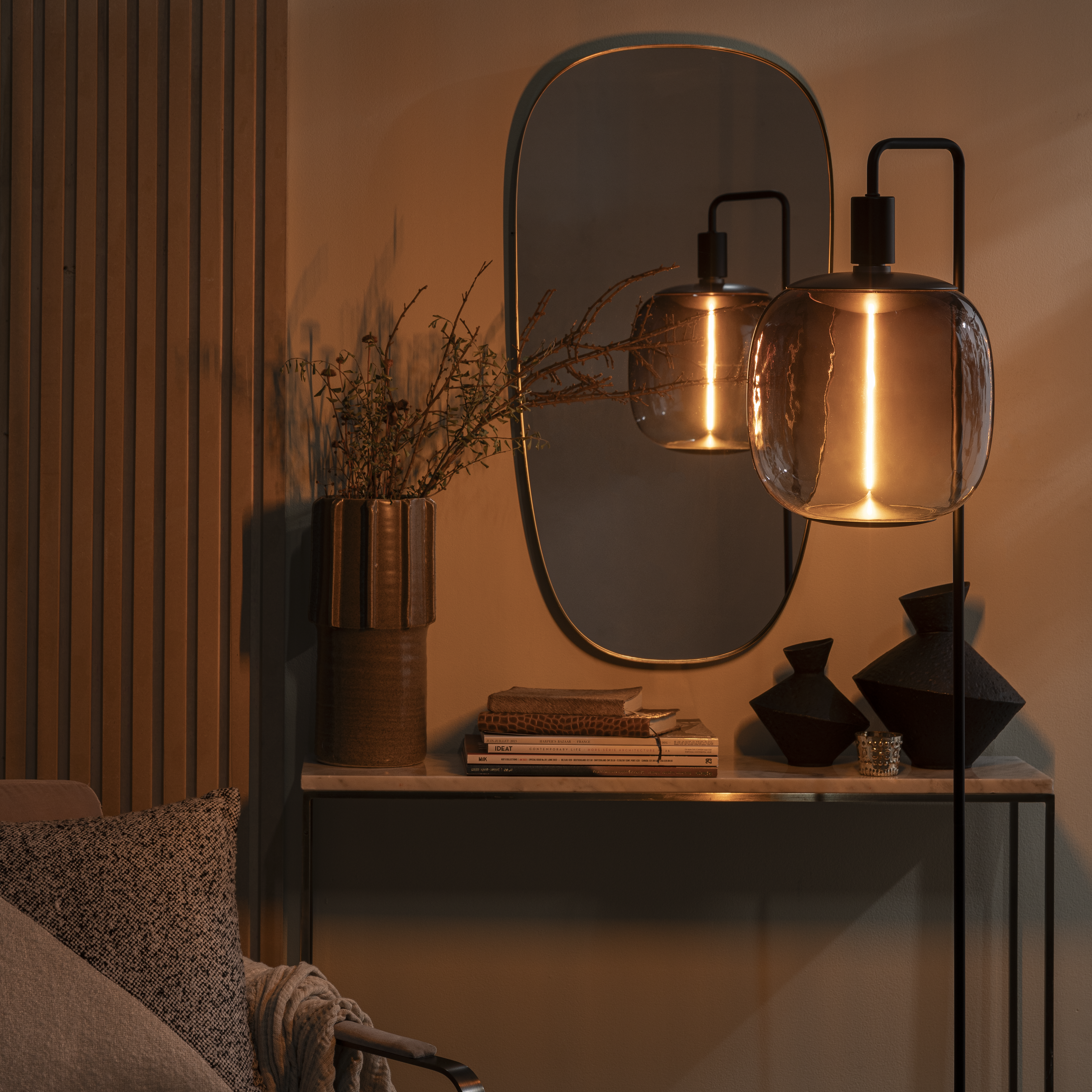 Ampoule led filament magnétique, globe 250mm E27, 60lm, blanc très chaud, LEXMAN - 3