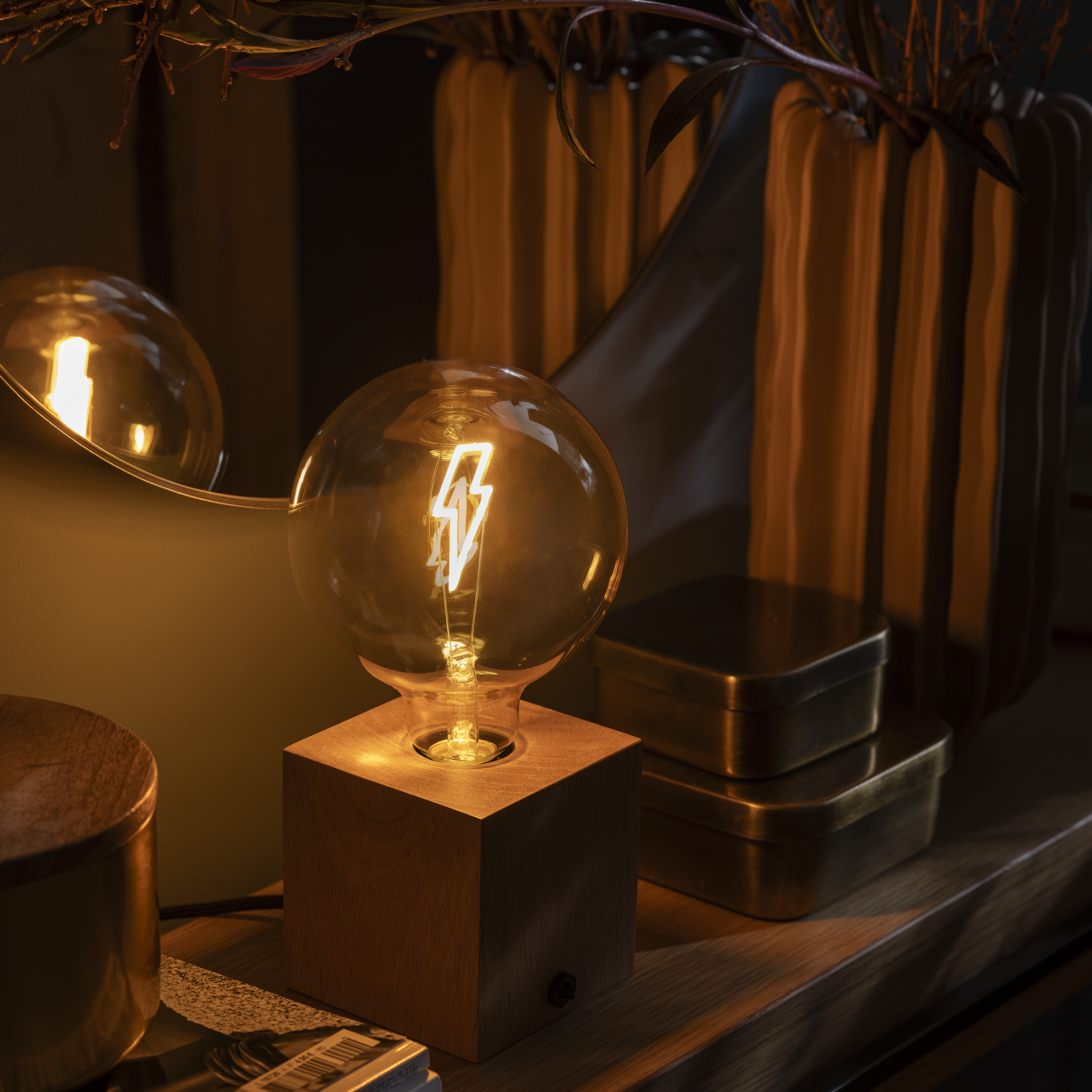 Lâmpada led filamentos Flash E27 136lm 1800k Lexman - 4