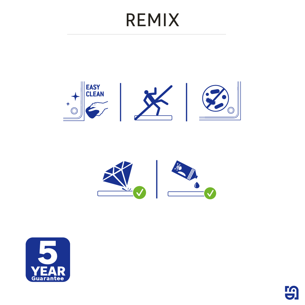 Receveur de douche extraplat, résine, blanc L.100 x l.80 cm, Remix light - 7