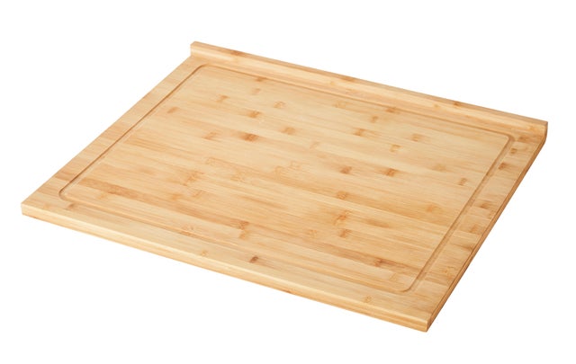 Tagliere DELINIA Slim rettangolare in bambù beige 54 x 46 cm