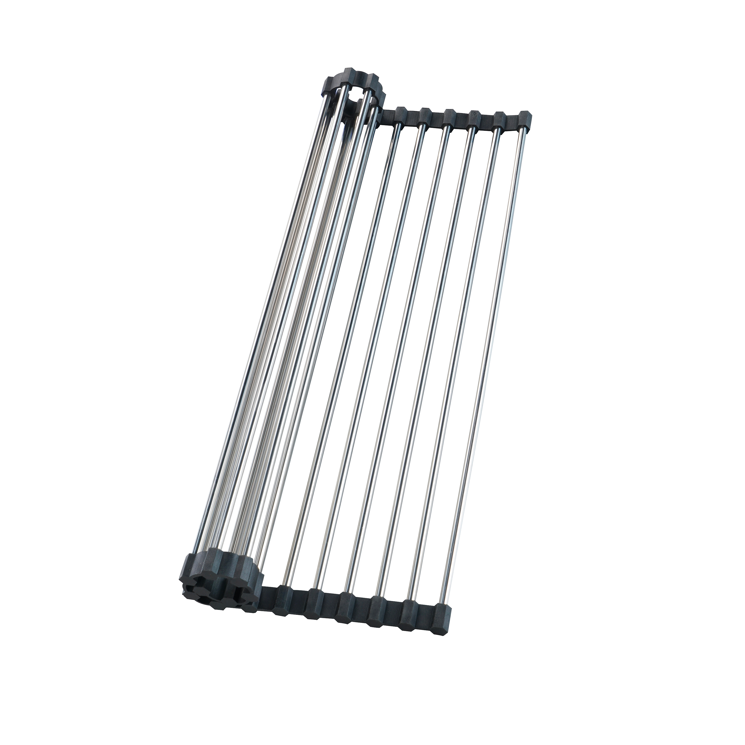 Escurreplatos de acero inoxidable de 29x1x46.7 cm