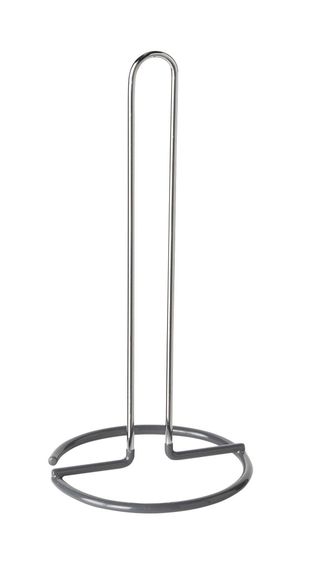 Porte essuie-tout gris / argent DELINIA