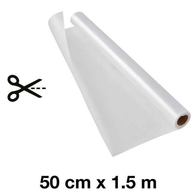 Tapis de protection pour tiroir transparent 50x150 cm DELINIA