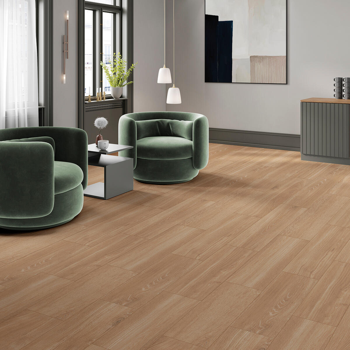 Pavimento cerâmico interior Verna mate 20.5x61.5 cm ARTENS oak - 12