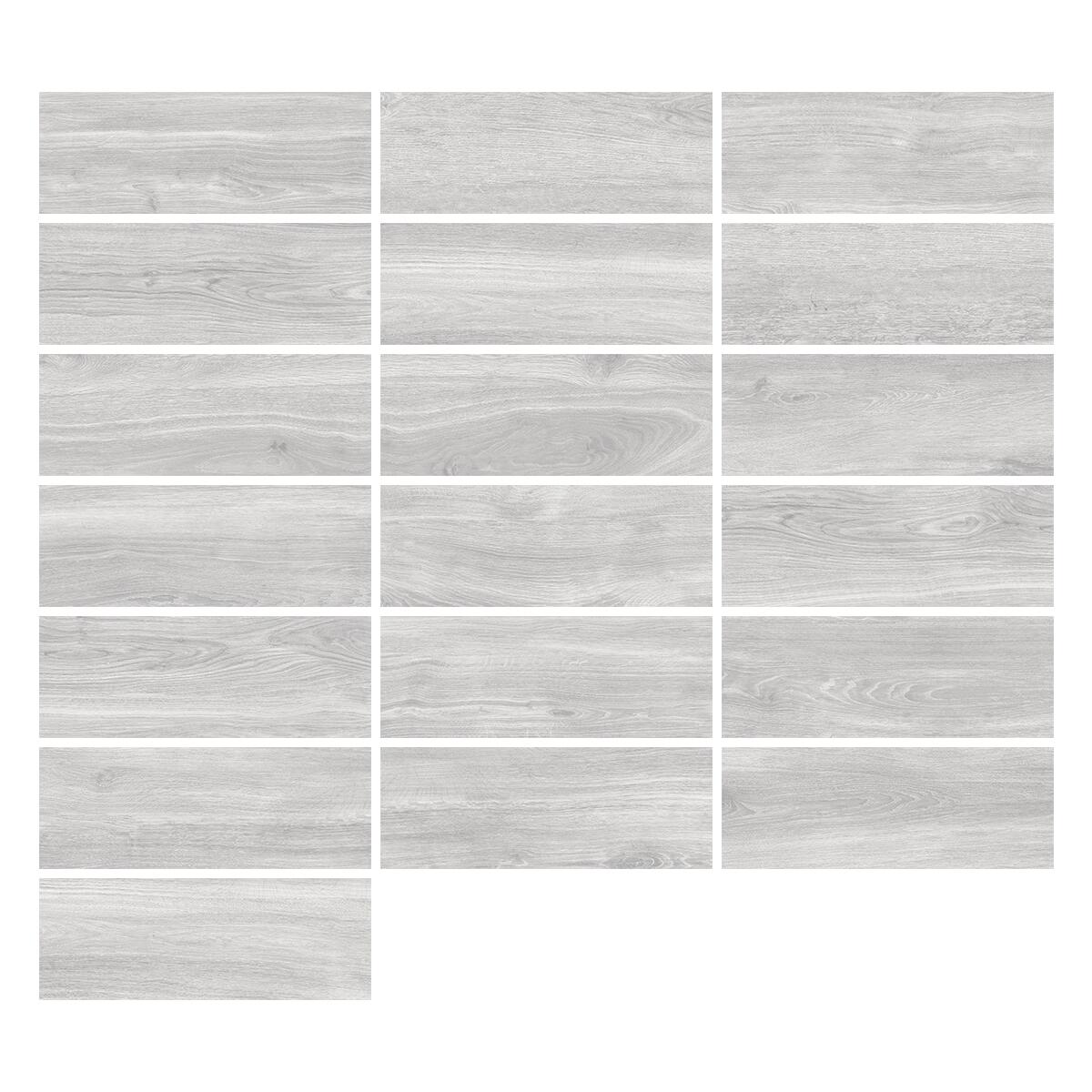 Pavimento cerâmico Verna Gris mate 20.5x61.5 cm ARTENS - 10