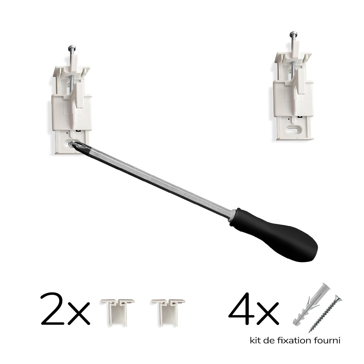 Radiateur électrique à inertie fluide 1500 W HJM Alanis horizontal blanc - 5