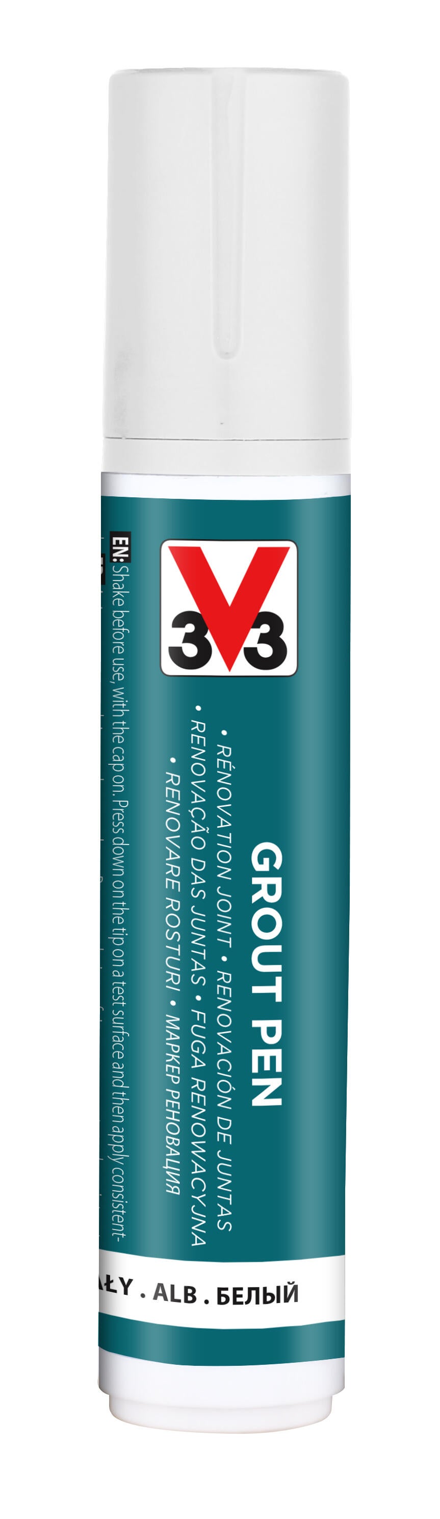 Caneta branqueador juntas branco 15 ml V33 - 6