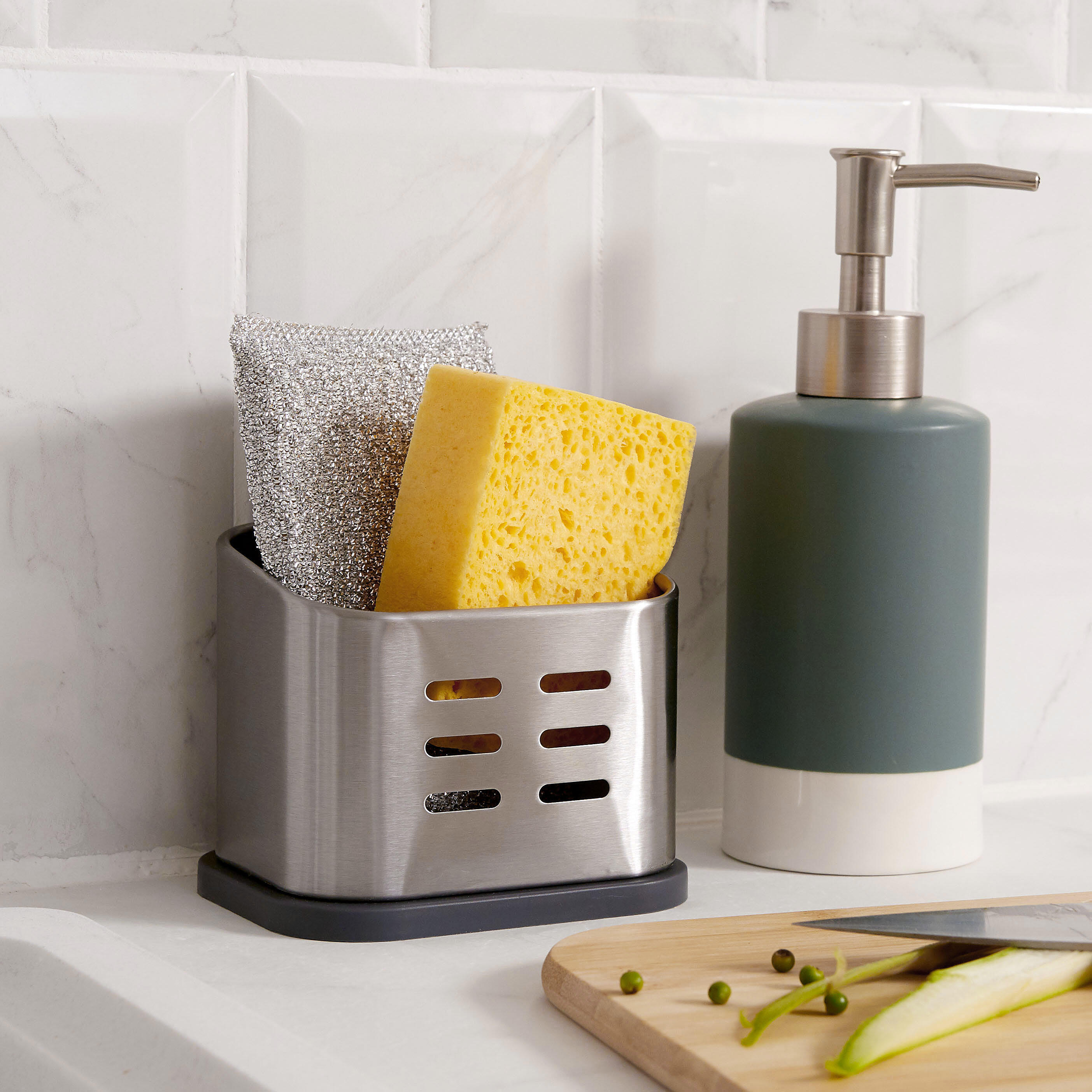 Porta-esponjas Delinia HL inox - 9