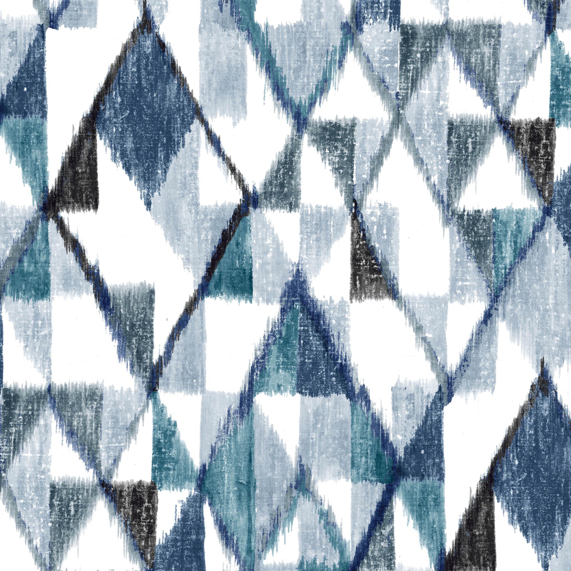 Tela al corte tapicería lino picasso azul ancho 280 cm