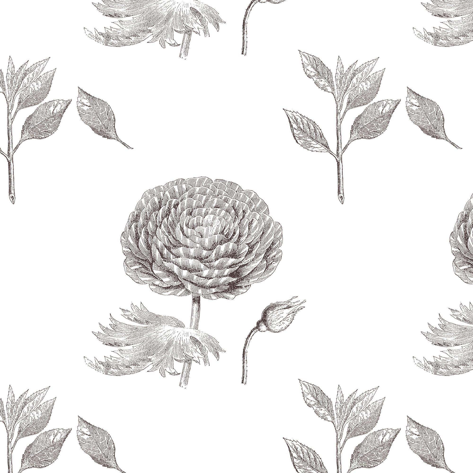 Tela al corte tapicería lino campden marron ancho 280 cm