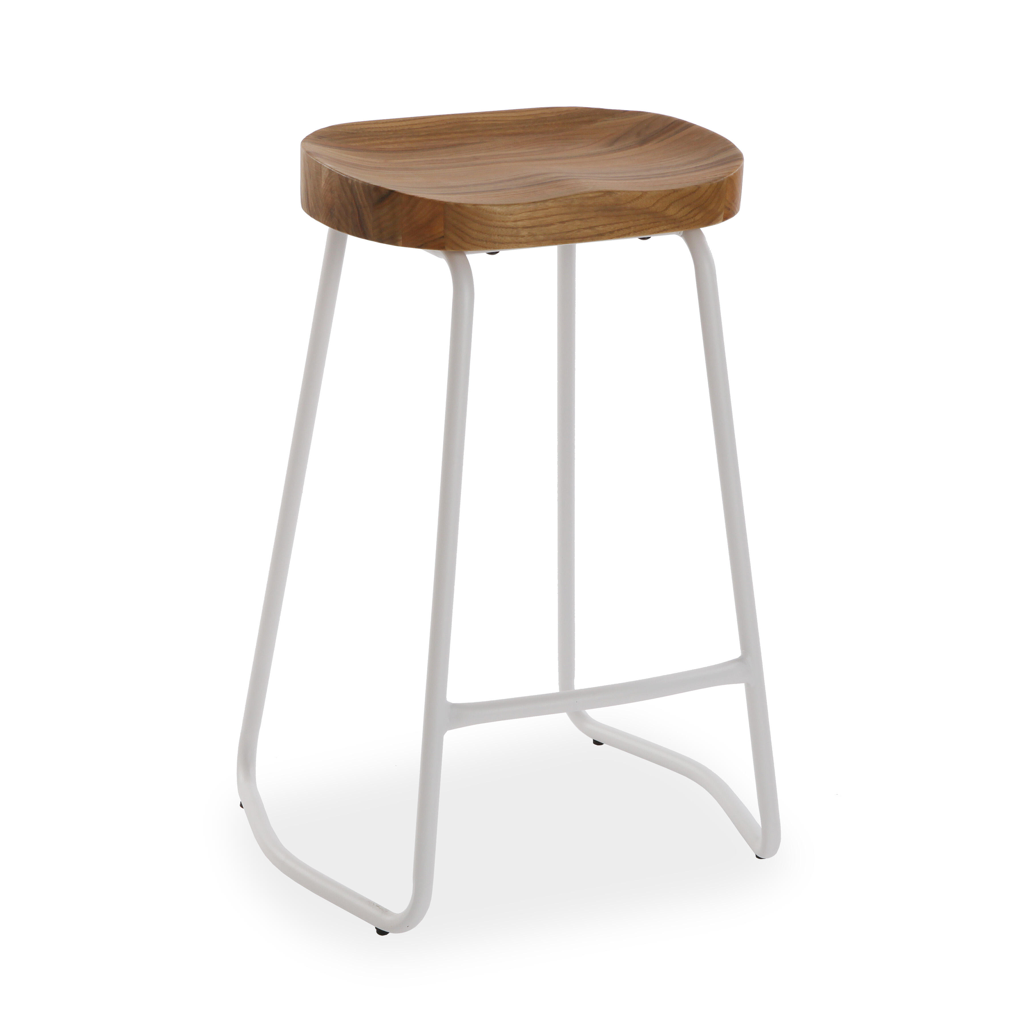 Silla de cocina de madera marrón 50x65x42cm