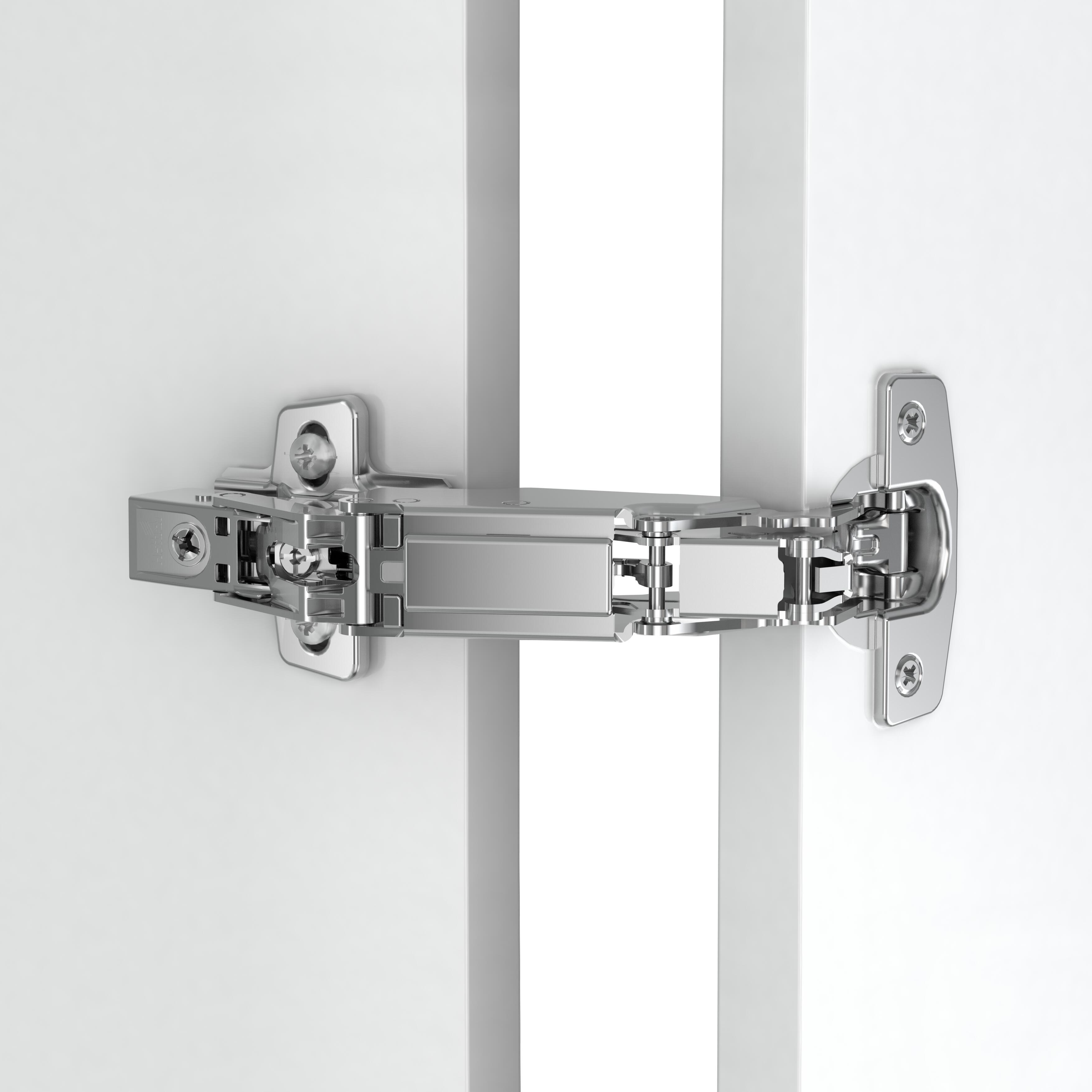 2 charnières invisibles l.66.8 mm Ø35 mm, recouvrement total, 165° - 2