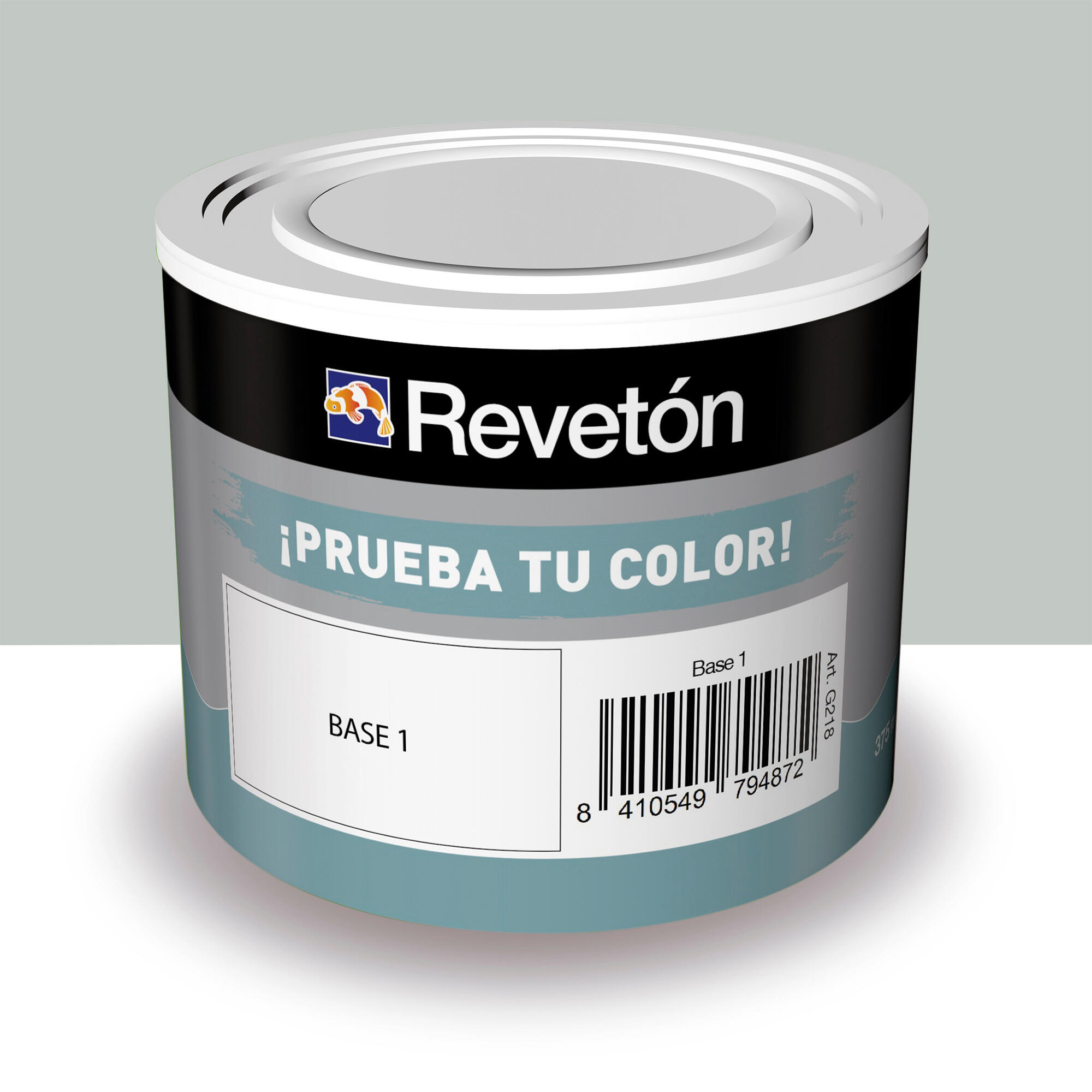 Tester de pintura mate 0.375l 2500-n gris estandar luminoso