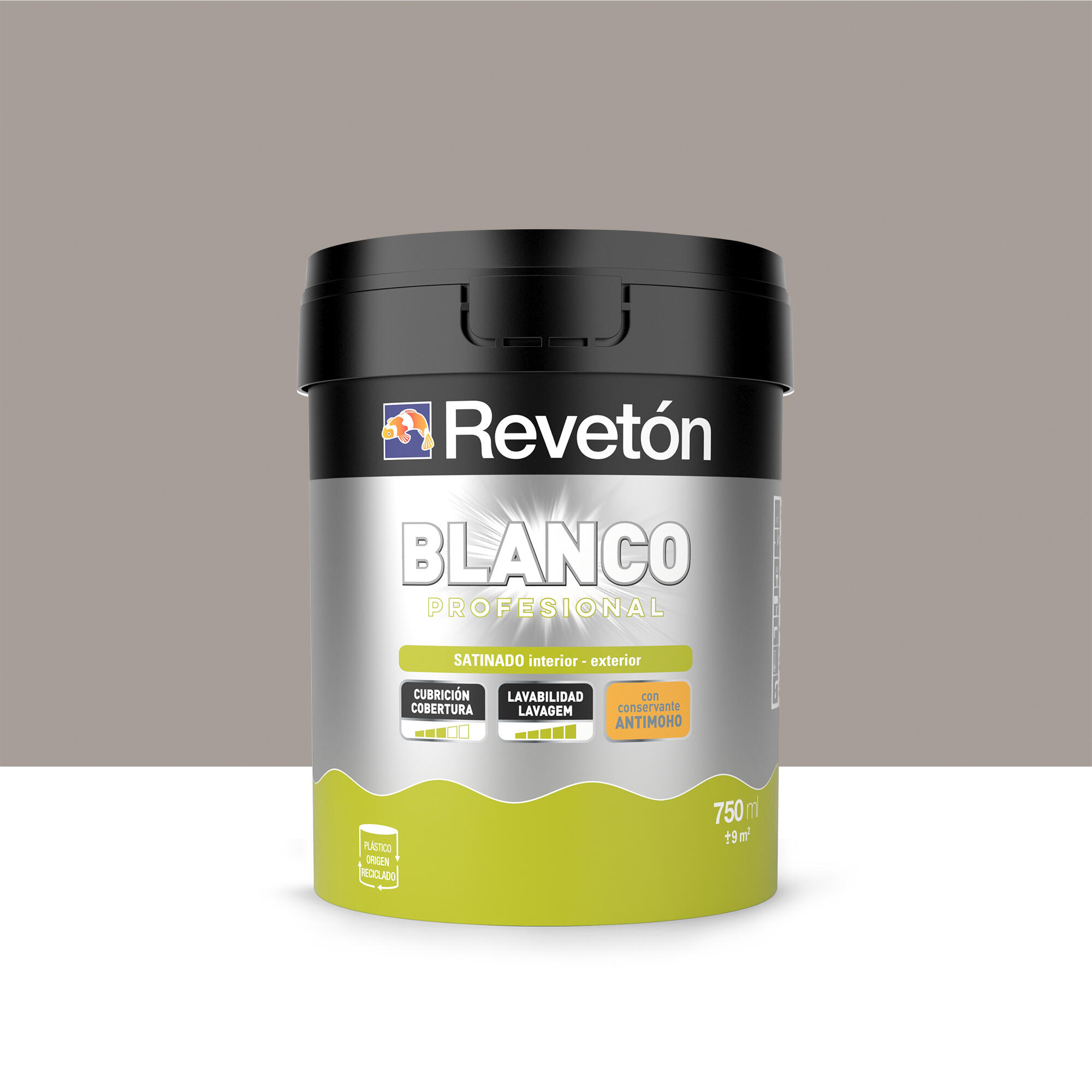 Pintura interior satinado reveton pro 0.75l 4005-y80r neutro arena oscuro