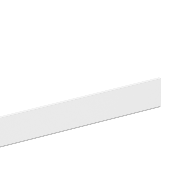 Plinthe de cuisine, blanc, H.10 x L.240 cm, Ep.13 mm DELINIA ID