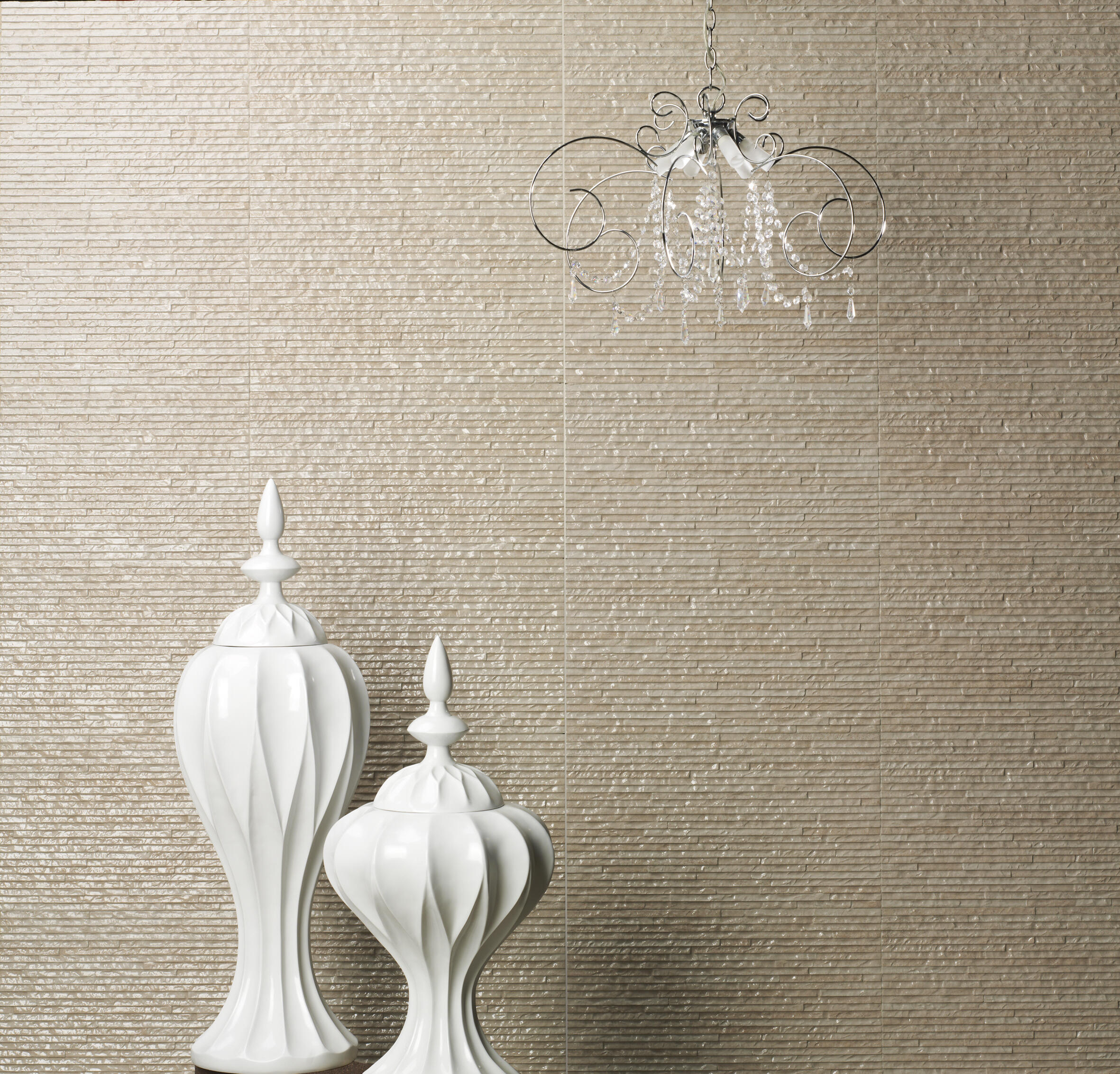 Azulejo porcelánico niagara efecto piedra beige y marron 31x56 cm