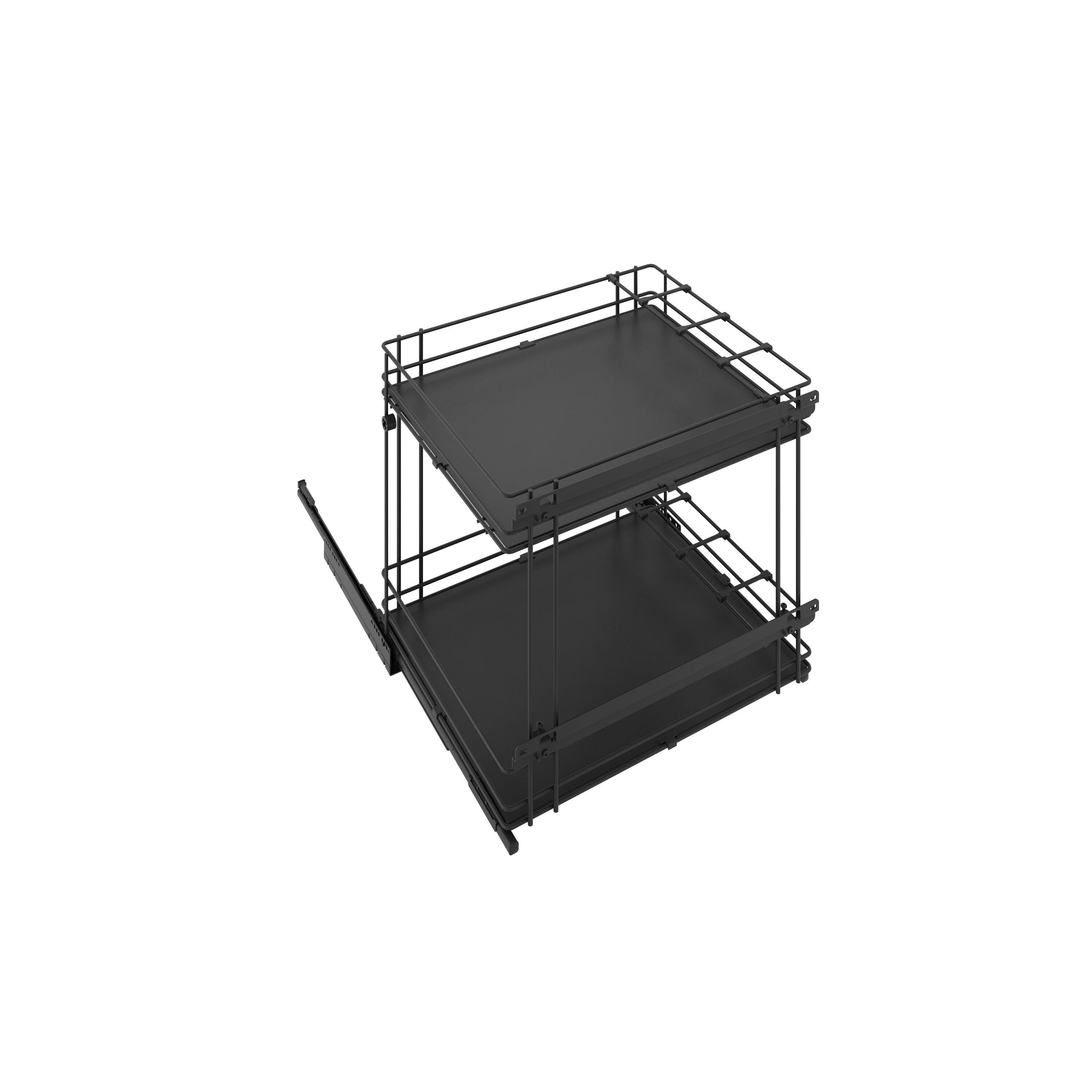 Panier de rangement pour armoire acier l.56.8 x P.46.5 x H.48.5 cm DELINIA ID - 4