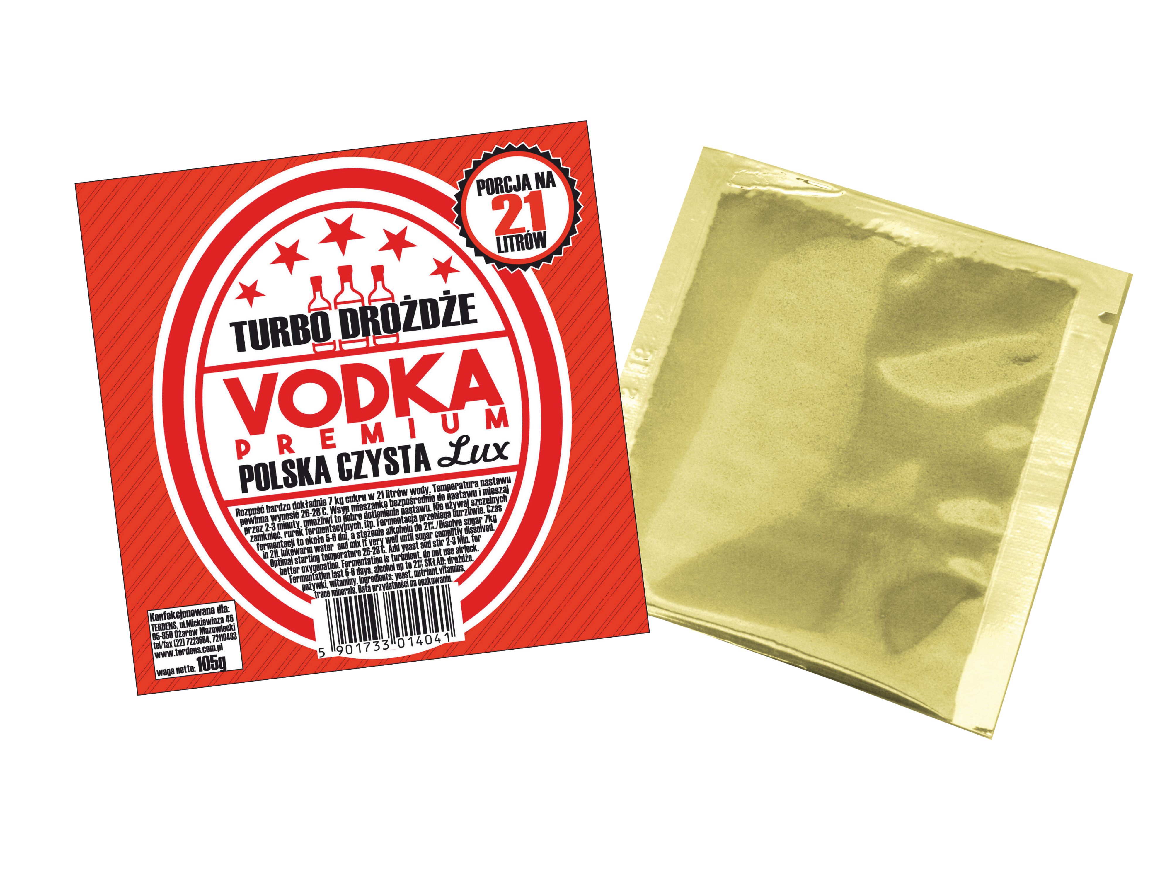 Zestaw do produkcji alkoholi Coobra 105g