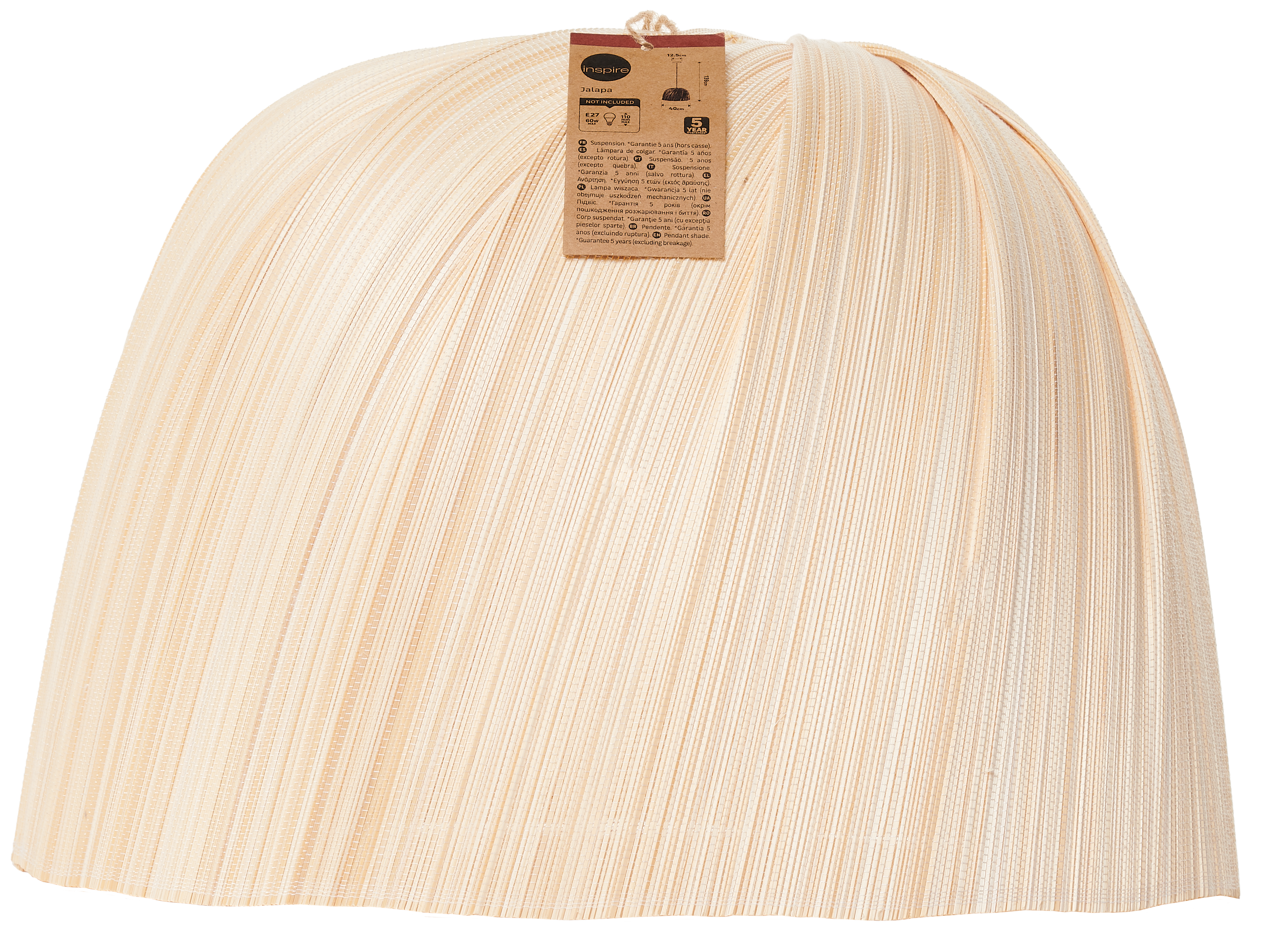 Lampa wisząca Jalapa bambus E27 Inspire - 9