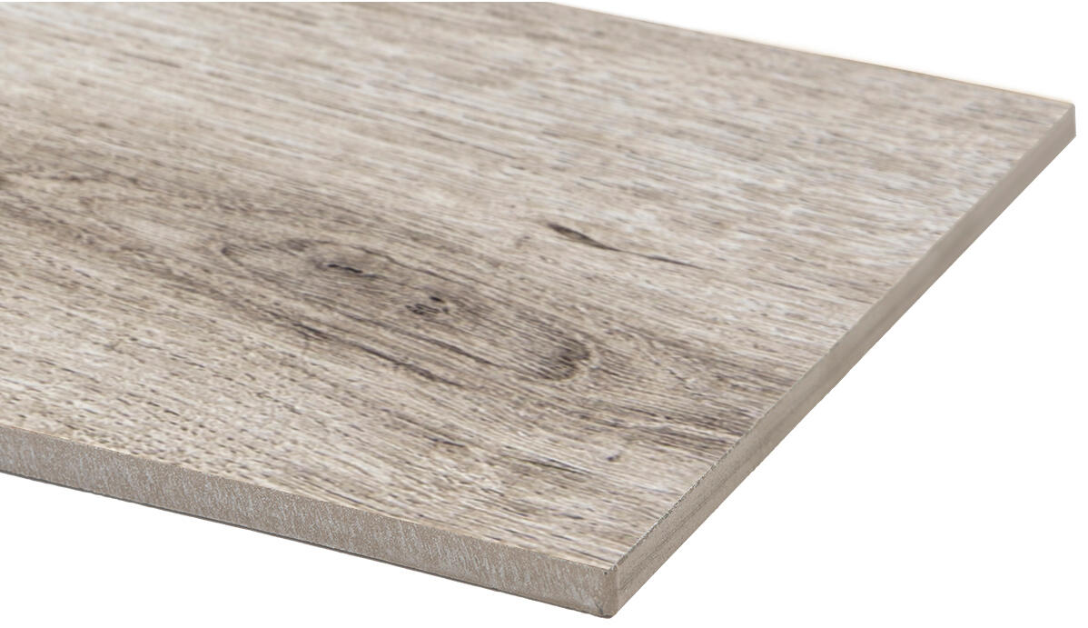 Piastrella da pavimento e rivestimento interno in gres porcellanato 17 x 62 cm non rettificato grigio opaco Baita R9 traffico intenso (pei 4/5) Sp. 8 mm 1.37 mq - 8