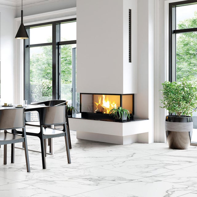 Piastrella da pavimento e rivestimento interno ed esterno in gres porcellanato 60 x 120 cm rettificato grigio satinato Silk traffico molto intenso (pei 5/5) Sp. 9.2 mm 1.44 mq