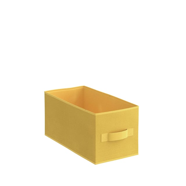 Cesta in cartone SPACEO Kub giallo P 31 x L 15 x H 15 cm