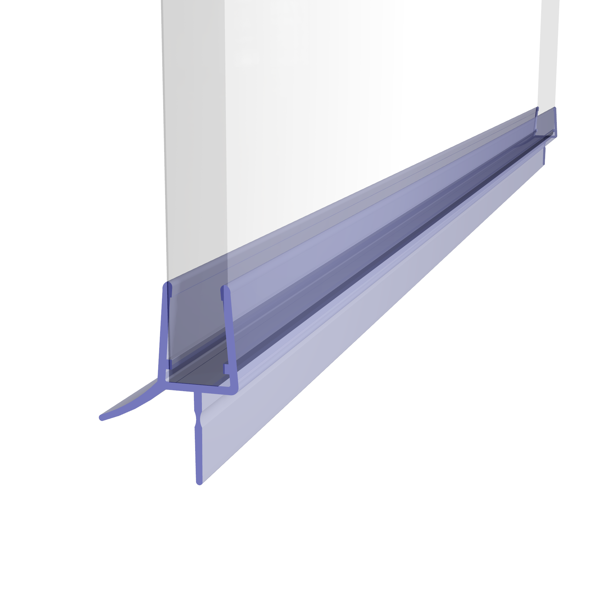 Perfil vedante vidro 6-8 100 cm - 4