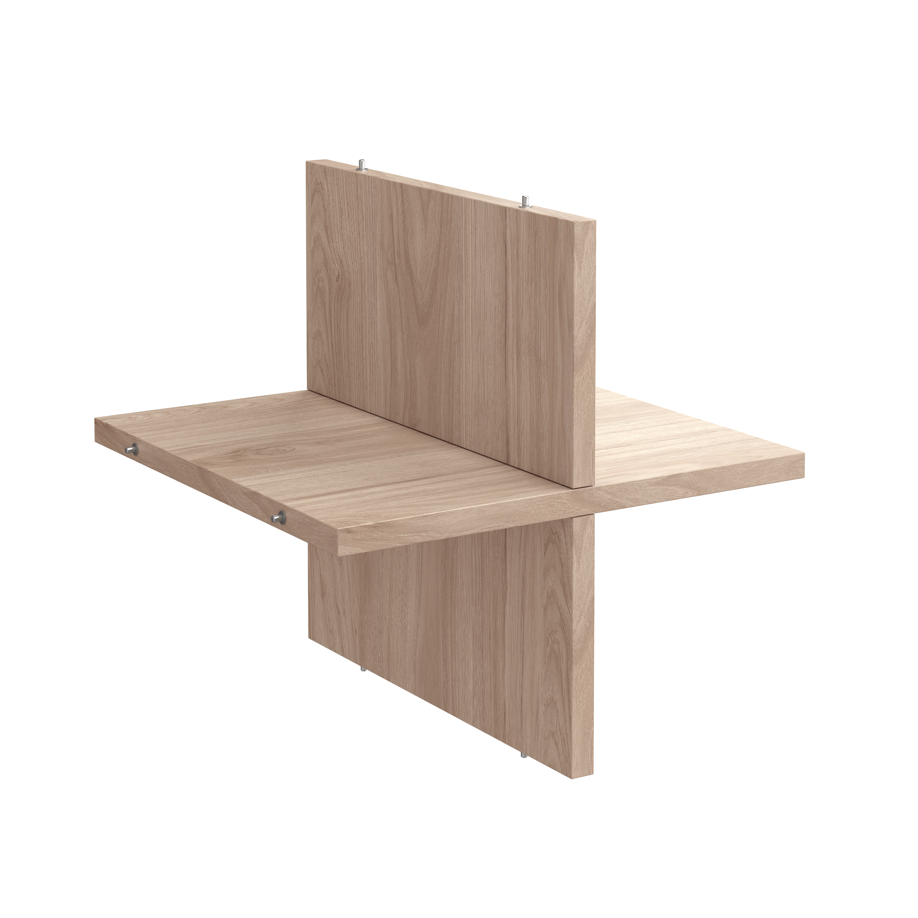 Półka krzyżakowa Spaceo Kub 32.6 x 32.7 x 1.6 cm dąb Spaceo