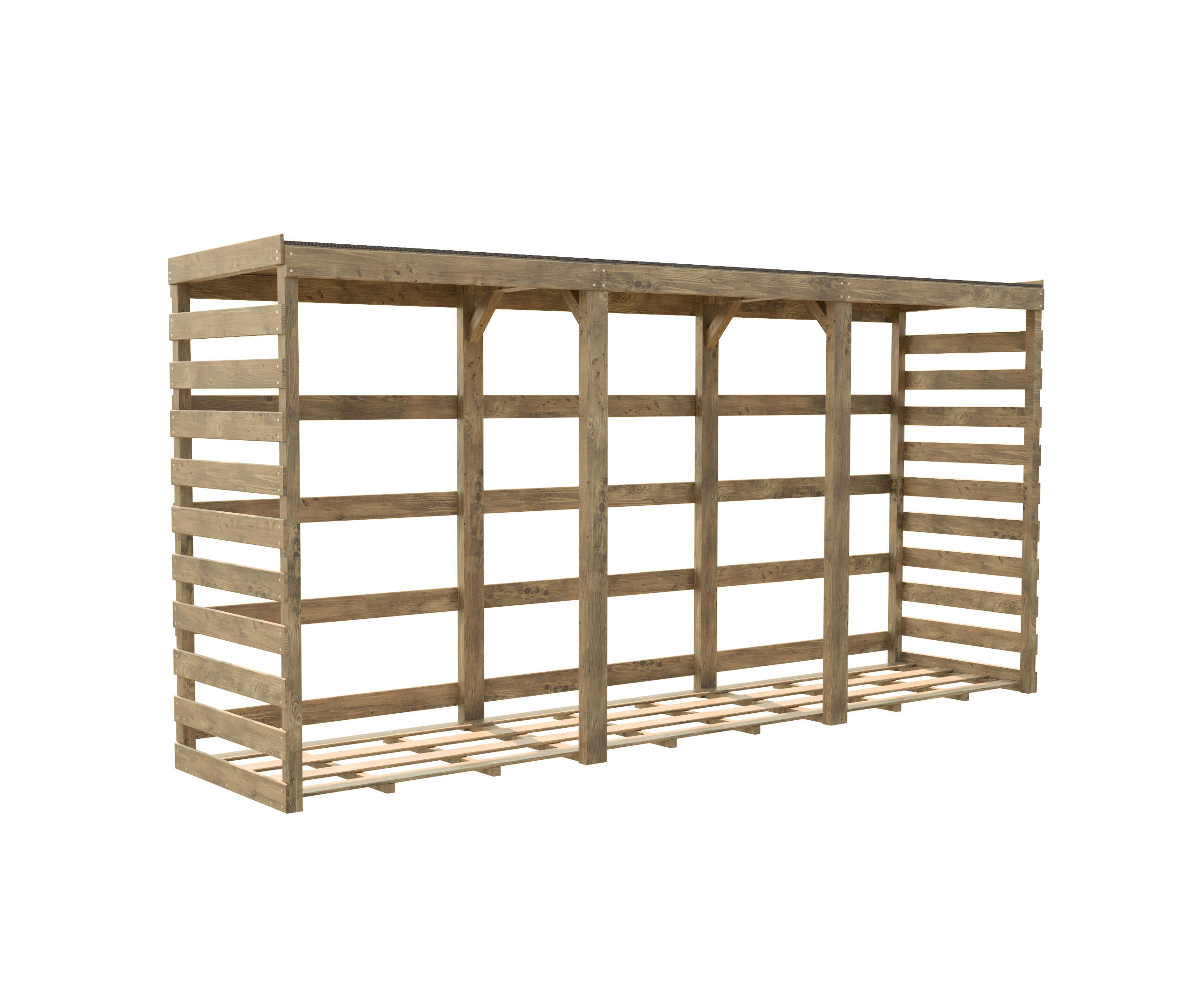 Abri bûches Colombus XXL, CERLAND, 5M3 - 2
