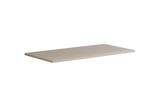 Top per lavabo Niwa senza lavorazione L 90 x H 1.8 x P 46 cm laccato opaco sabbia truciolare