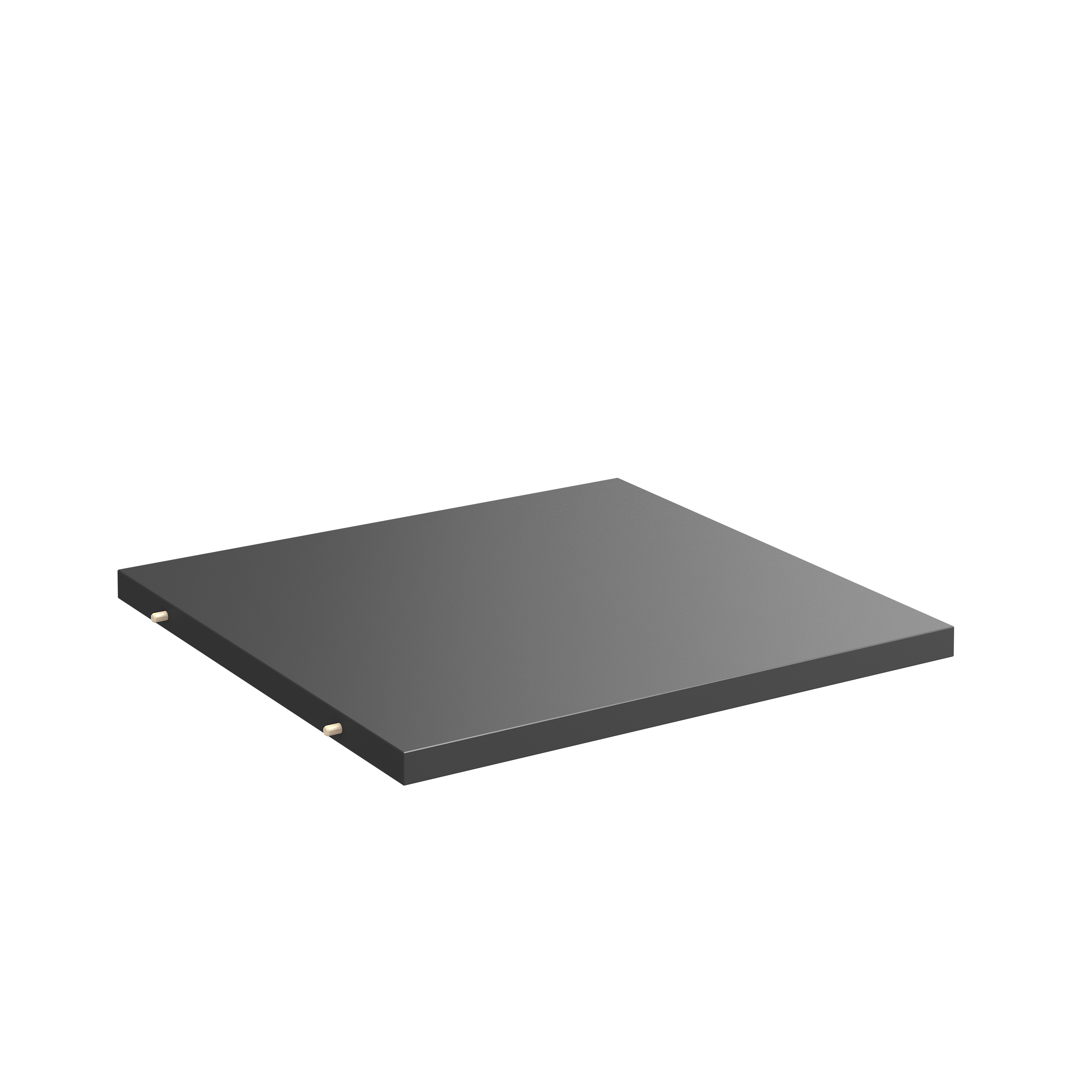 Półka prosta Spaceo Kub 32.7 x 31.5 x 1.6 cm grafit Spaceo - 9